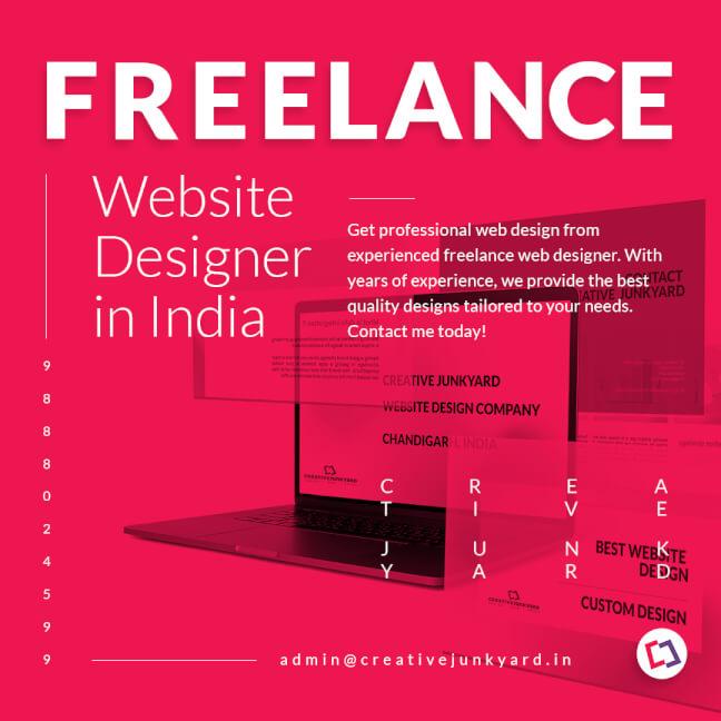 Freelancer web designer in India